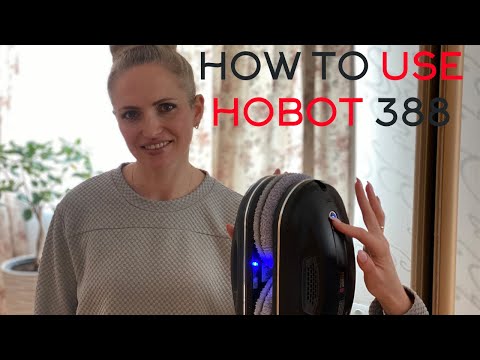 How to Use HOBOT-388 Window Cleaning Robot with Ultrasonic Water Spray - Video Manual (ver.2)