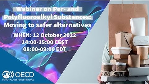 OECD PFAS Webinar | Moving to safer alternatives