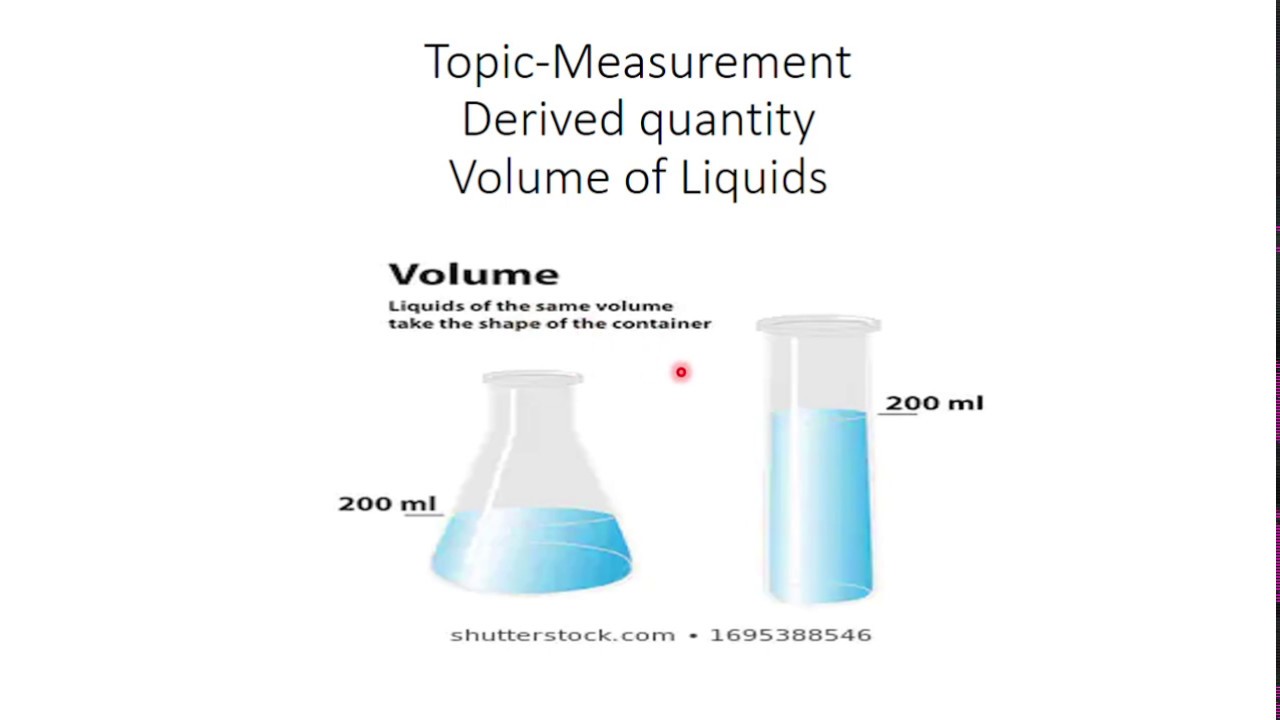 Volume Of Liquids Youtube