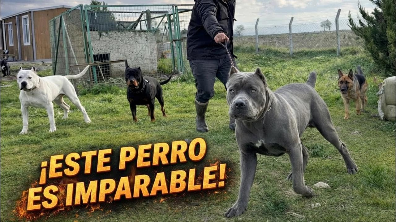 ¡Solo los valientes sacan a pasear a un Cane Corso como Carlos!