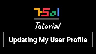 Updating My User Profile