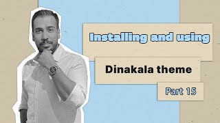 WordPress Plus Course-Learning how to use the DinaKala theme along with theme  settings- Part 15