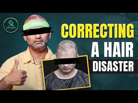 Correcting a Bad Hair Transplant in Hyderabad 😀 | My Surgery Experience | New Roots