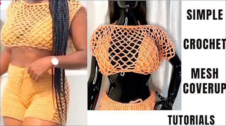 Stunning Crochet Mesh Swimsuit Cover Up