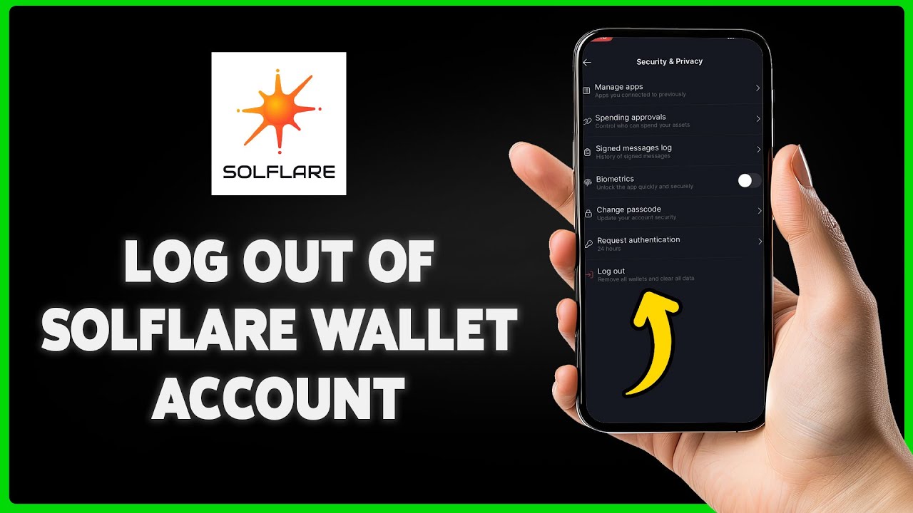 Solflare Log In How To Log Out Of Solflare Wallet Account 2024 | Solflare Wallet App ...