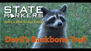 Hiking Devil's Backbone Trail at Inks Lake State Park