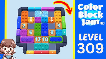 Color Block Jam Level 309 Solution Walkthrough