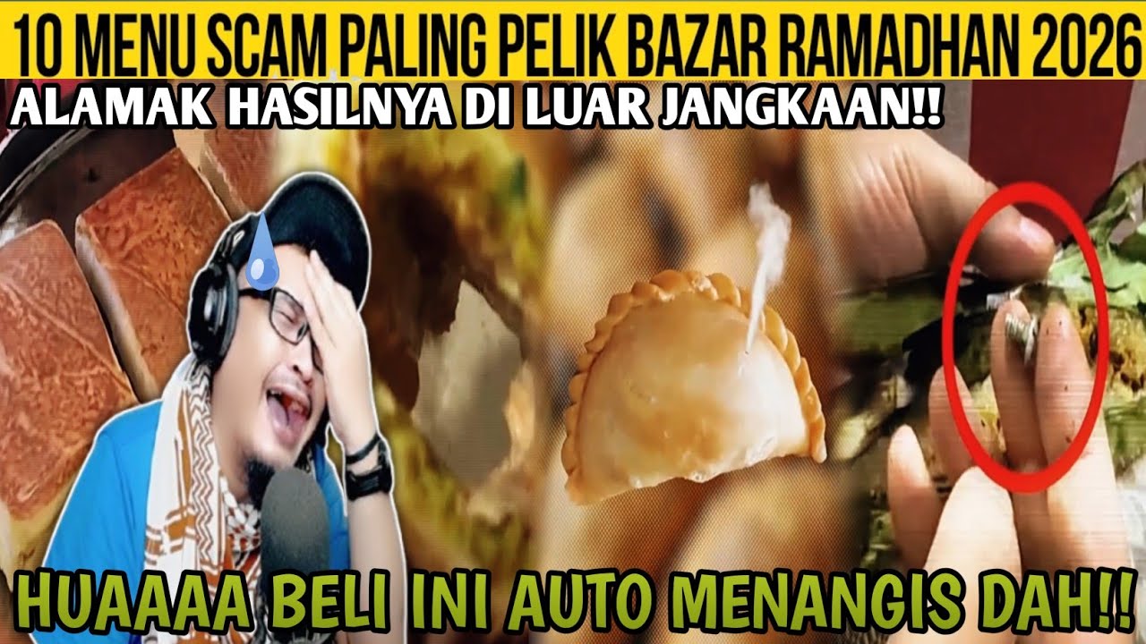 10 MENU PELIK VIRAL BAZAAR RAMADAN 2026 YANG BUAT ORANG GELENG KEPALA😩 | Wak Lonjong