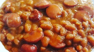 How to cook simple beans and franks