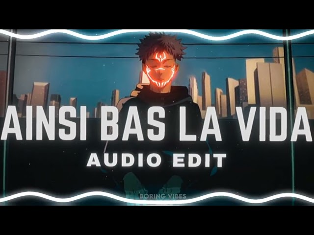 Indila - Ainsi Bas La Vida (audio edit) | boring vibes class=