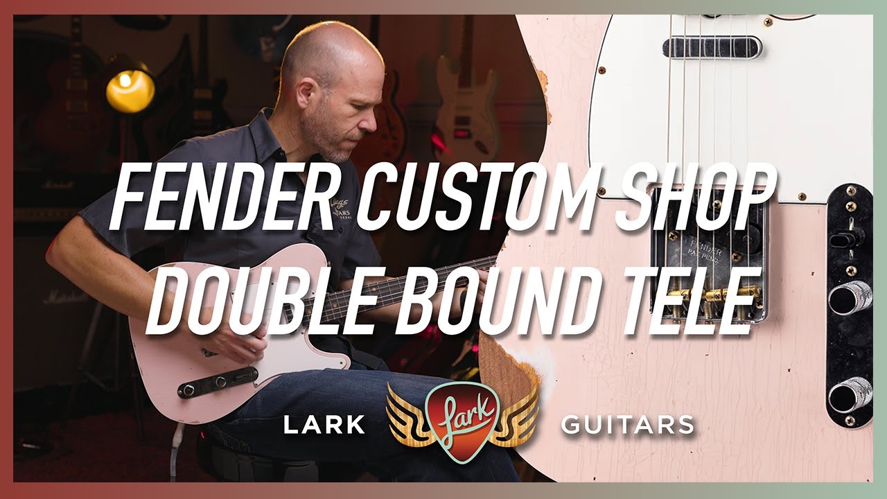 Shell Pink Fender Custom Shop 1960 Bound Telecaster  -  Lark Guitars Custom Run | Demo