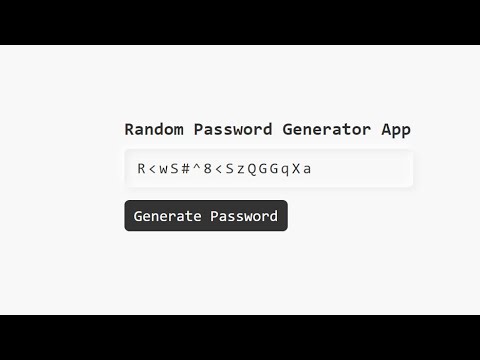 Password Generator | Get Free Source Code | Free Projects1
