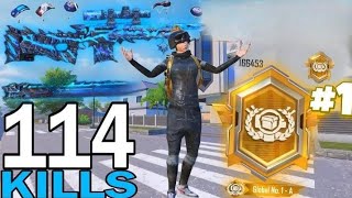 114 kills! 😱 The best way to drive the loot using the M416 and PP-16 🔥 PUBG Mobile