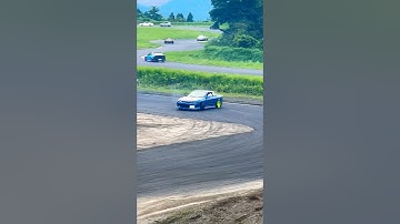 目が離せない！巨乳お姉さんがS15シルビアでスピンした瞬間‼️#drift #ドリフト#silvia #initiald #drift