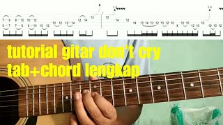 Tutorial gitar don't cry Guns n roses