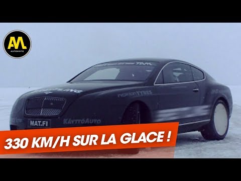 Défi : la Bentley Continental GT sur glace