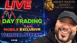 LIVE Day Trading | Mobile Vertical Stream (Tradeify, Lucid, Take Profit Trader, Apex)