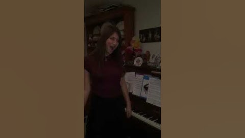 Me singing the top note of the piano (5 octave range [C3-C8] )