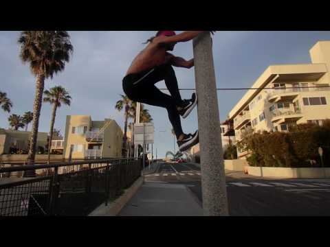 How To Climb A Street Light!