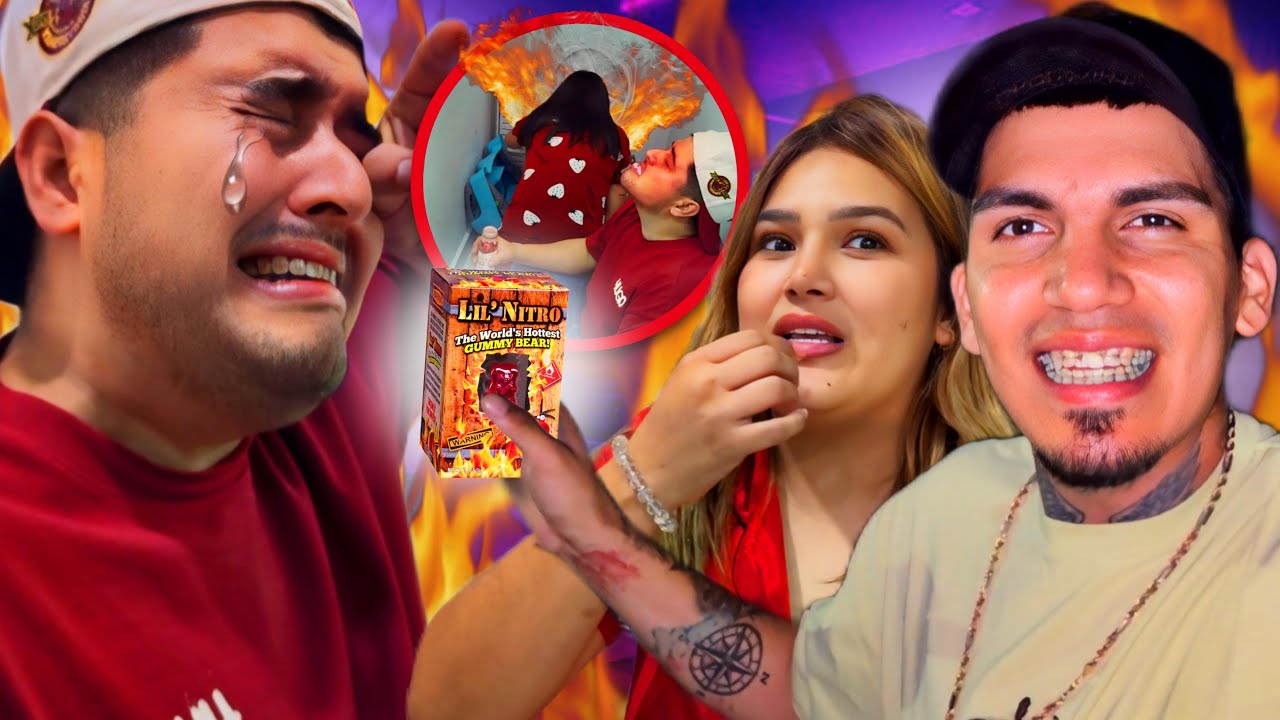 LES DI LA GOMITA MÁS PICANTE DEL MUNDO🌶️🔥