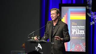SBIFF 2020 - David Fincher Presents Maltin Modern Master Award & Brad Pitt Speech