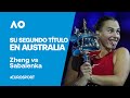 SABALENKA conquistó su segundo GRAND SLAM repitiendo en AUSTRALIA en 2024 | Resumen y highlights