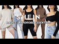 SHEIN Basics Haul \\ Huge Shein Haul 2022, Shein Essentials, Wardrobe Basics Haul