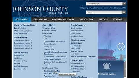 How to File an Assumed Name (DBA) in Johnson County, Texas