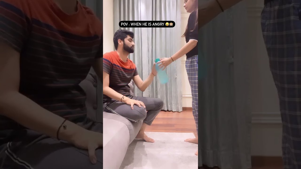 When He Is Angry Shorts Couple Cute Romantic Husband