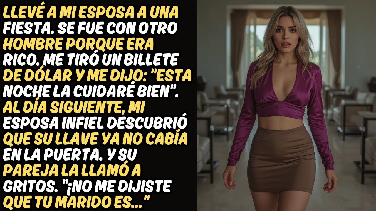 Mi esposa me traicionó en una fiesta: Se fue con otro hombre. Historia impactante.