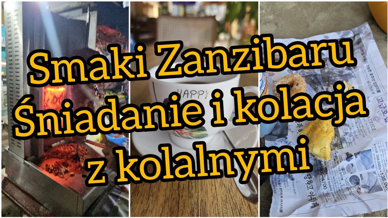 Zanzibar. Smaki Zanzibaru, śniadanie i kolacja z lokalnymi. Zobacz jakie są ceny #zanzibar #szysz