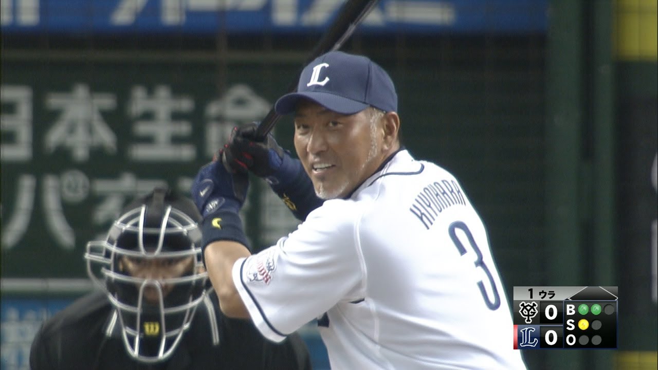 清原vs.水野 甲子園＆日本シリーズの名勝負が再び！ - YouTube