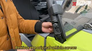 Installation of Wider Rearview Side Mirrors for Yamaha RMAX 2021-23