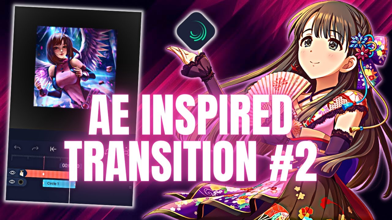Badass AE Inspired Transition Tutorial #2 On Android || Alight Motion ...