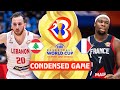 Lebanon Vs France Full Game Highlights FIBA Basketball World Cup 2023 