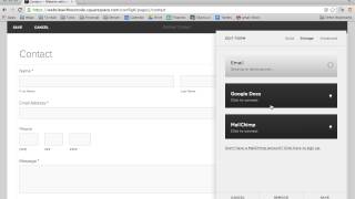 Form Block Contact Page on Squarespace 7