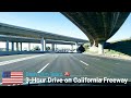 3hour drive on california freeway  dash cam tours 