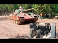 6 driving the panther frontline inside drone allround view offroad sound