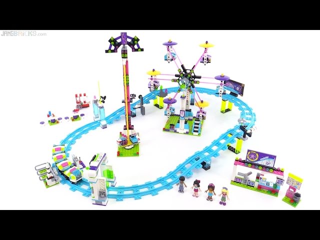Perth Spændende Kollisionskursus LEGO Friends Amusement Park Roller Coaster review! 41130 - YouTube