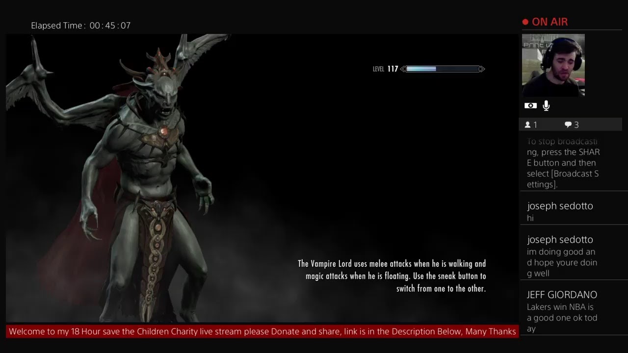 18 hour gaming session Live stream fundraiser Save the Children charity part 1