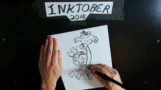 2018 Inktober Speedpaints Part 2