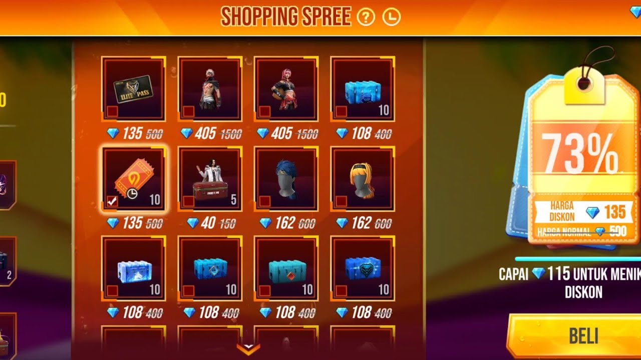 NEW SHOPPING SPREE EVENT FREE FIRE-para SAMSUNG,A5,A6,A32,J5,J7,S5,S6,S7,S9,A10,A20,A30,A50,A70FEFIR