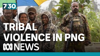 Bows and arrows have been replaced with semiautomatics in PNG's deadly tribal fighting | 7.30