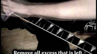 How to: Clean, treat and restring a Floyd Rose guitar
