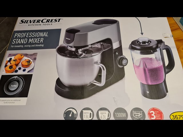 Unboxing SilverCrest / LIDL / Profi Konyhai Robotgép / Professional Stand  Mixer SKMP 1300 D3 - YouTube