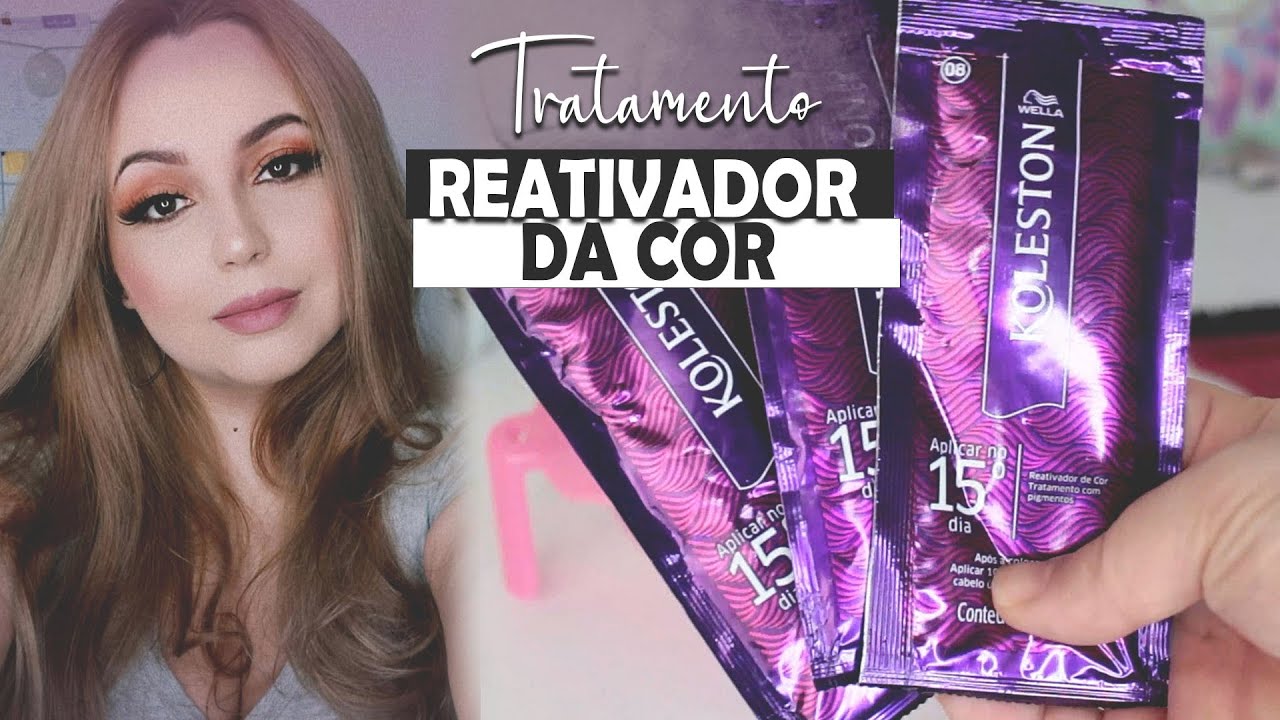 REATIVADOR DA COR TRATAMENTO COM PIGMENTO DA KOLESTON CABELOS