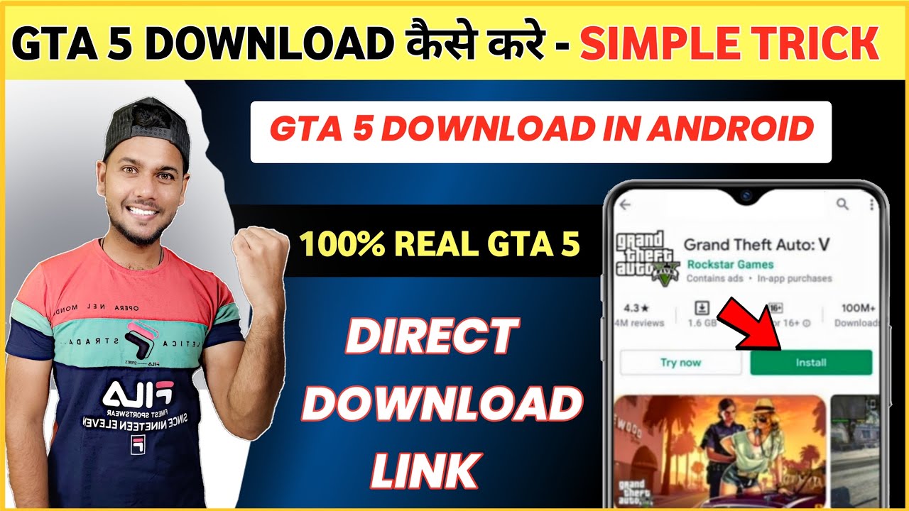 😍 Gta 5 Mobile Download | Download Real Gta 5 On Android 2023 | How To Download  Gta 5 In Android - Youtube