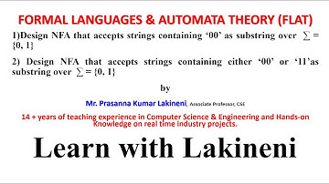 Formal Languages & Automata Theory-FLAT-Part-14 (NFA example-1) (JNTUK,JNTUH,JNTUA,JNTUGV)|GATE FLAT