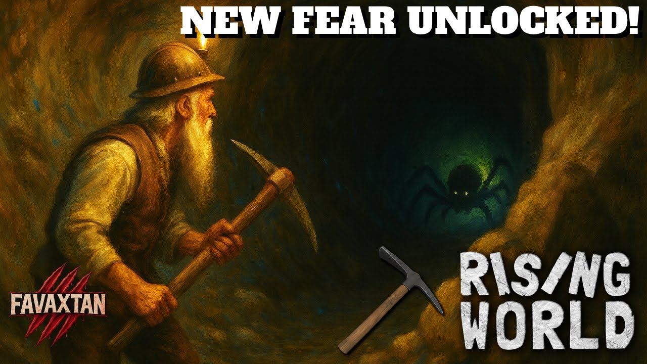 Exploring A Cave NEW FEAR Unlocked! | Rising World Gameplay | Part 5 