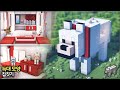 ⛏️ 마인크래프트 쉬운 건축 강좌 :: 🐺 늑대 모양 집짓기 🐾 [Minecraft Cute Wolf House Build Tutorial]